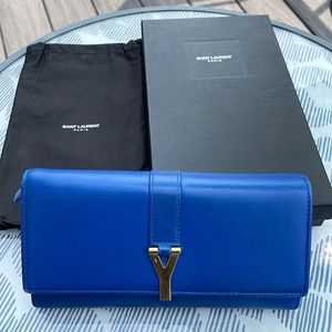 Great condition authentic YSL yves saint laurent long wallet